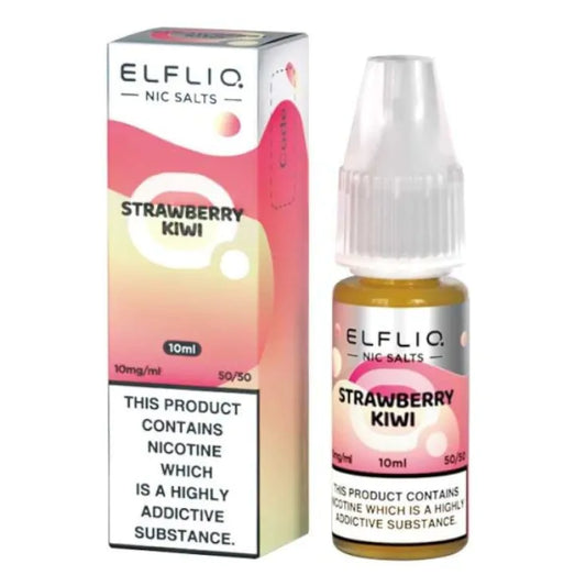 ELFBAR ElfLiq Strawberry Kiwi Nic Salts - 10ml.Vape kits in uk
