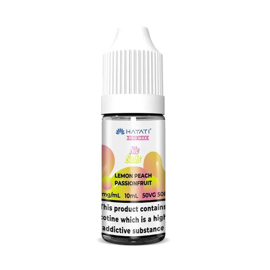 Hayati Pro Max 10ml Nic Salt E Liquid (Lemon Peach Pasion Fruit)