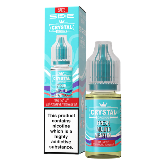 SKE Crystal Original 10ml Nic Salt E Liquid (Fresh Mojito Menthol)