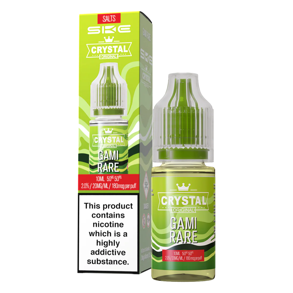 SKE Crystal Original 10ml Nic Salt E Liquid (Gami Rare)