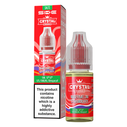 SKE Crystal Original 10ml Nic Salt E Liquid (Watermelon Strawberry)