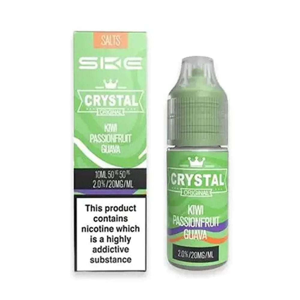 SKE Crystal Original 10ml Nic Salt E Liquid (Kiwi Passionfruit Guava)